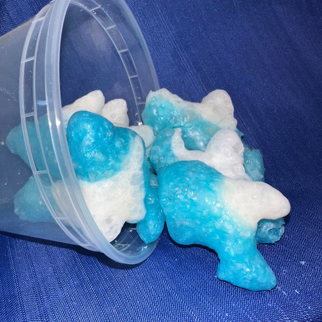 CrunchPop Freeze Dried Candies - Freeze Dried blue Sharks