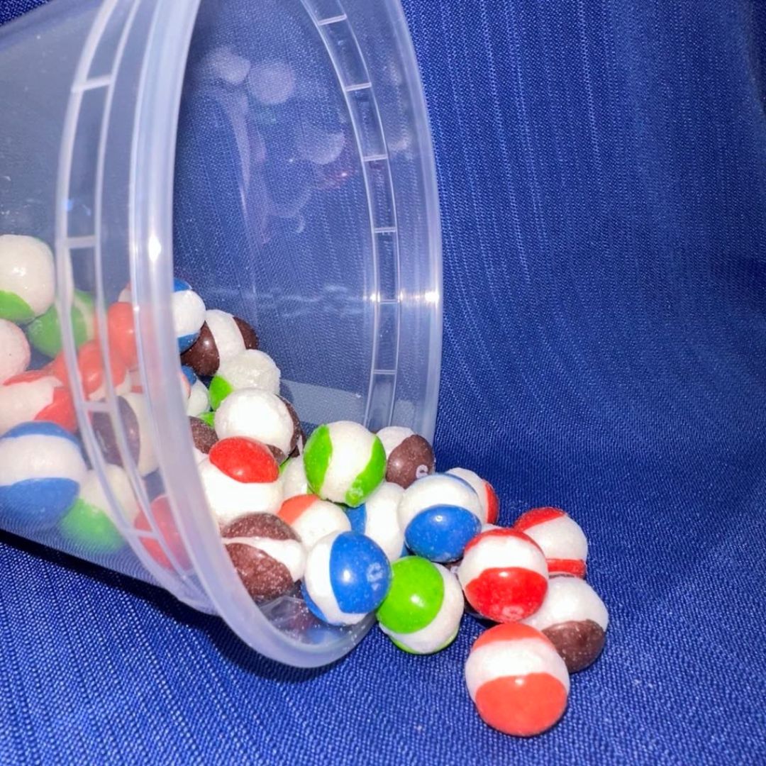 Bonbons Lyophilisés CrunchPop - Skit-o-Pop Baies ( Skittles lyophilisés ) 145g