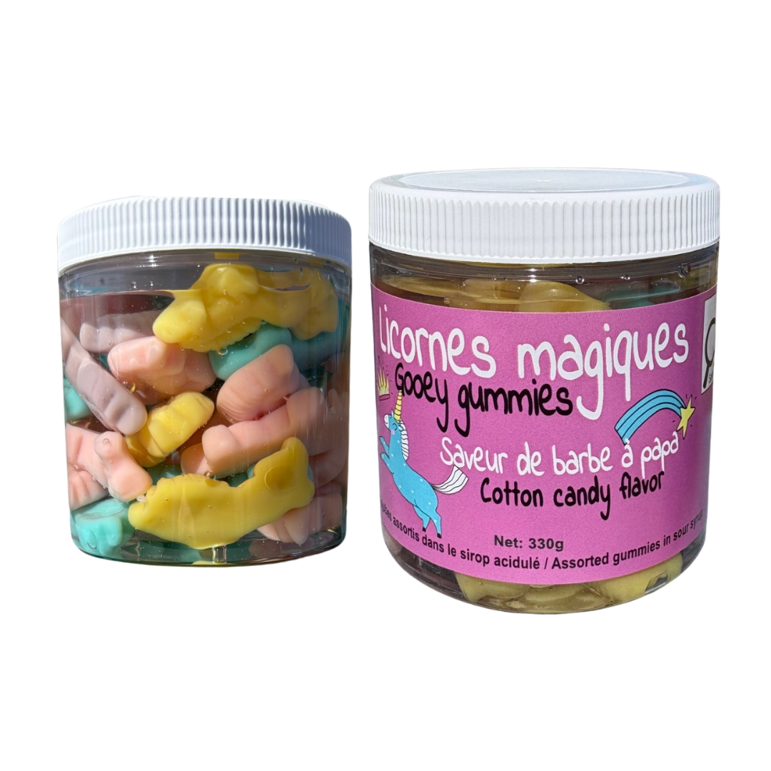 Crunchpop - Jujubes assortis dans le sirop - Gooey gummies 330g