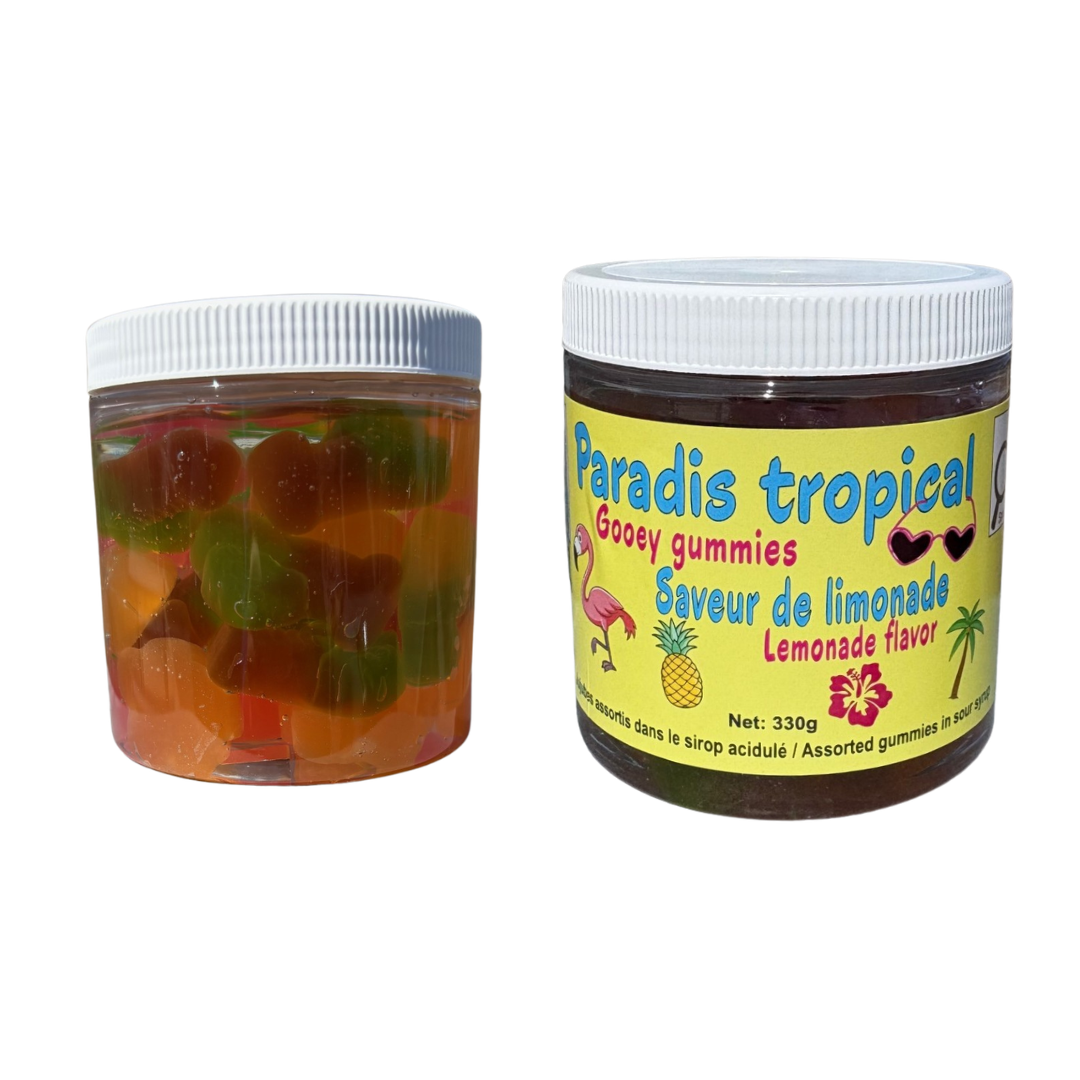 Crunchpop - Jujubes assortis dans le sirop - Gooey gummies 330g