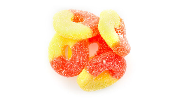 CrunchPop Freeze Dried Candies -Freeze Dried Peach Rings