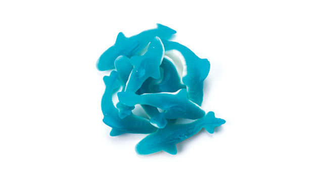 CrunchPop Freeze Dried Candies - Freeze Dried blue Sharks