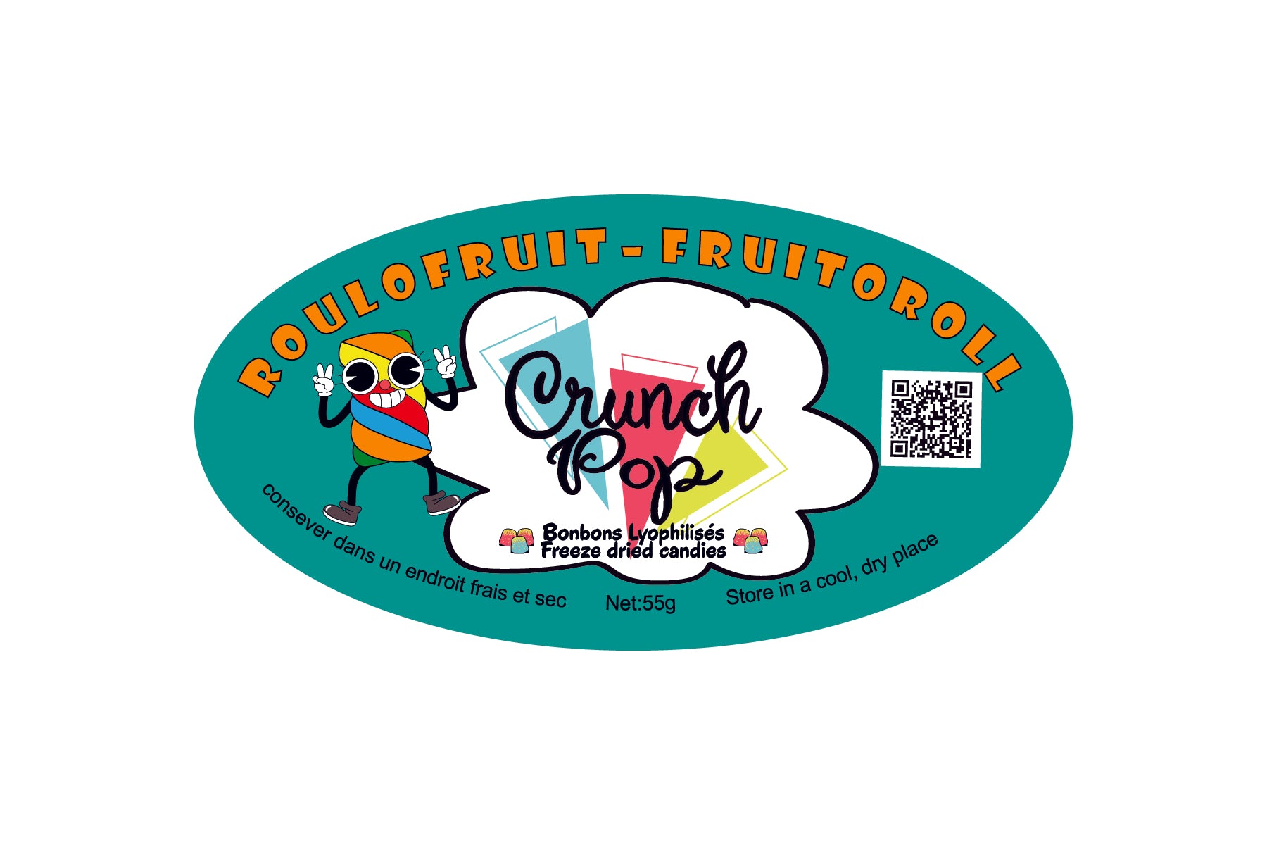 CrunchPop Freeze Dried Candies - Freeze Dried fruit roll up's